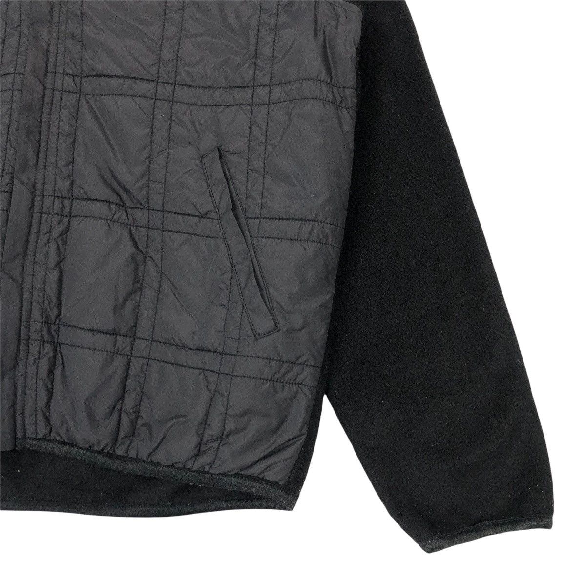 DKNY Vintage DKNY Active Quilted Fleece Sweater Zip Up Designer Size US L / EU 52-54 / 3 - 4 Thumbnail