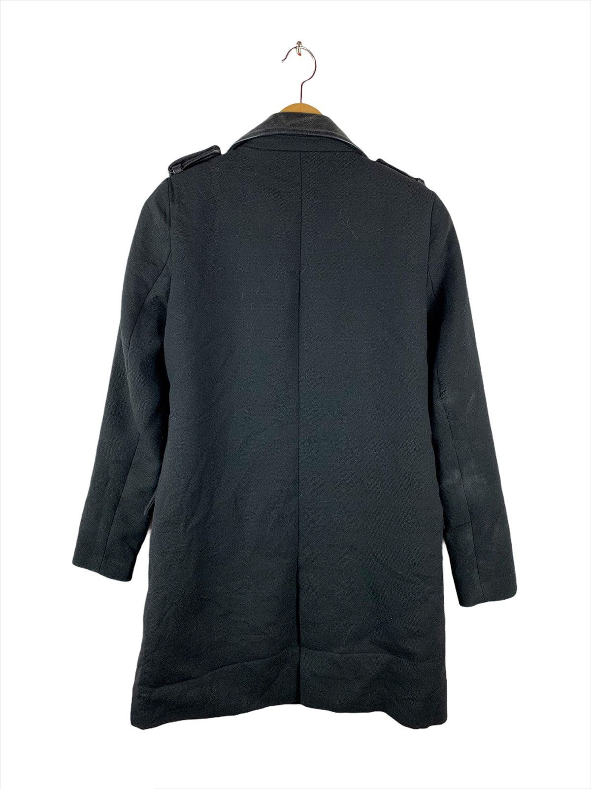 Zara Zara Leather Wool Punk Design Jacket Size US S / EU 44-46 / 1 - 2 Thumbnail