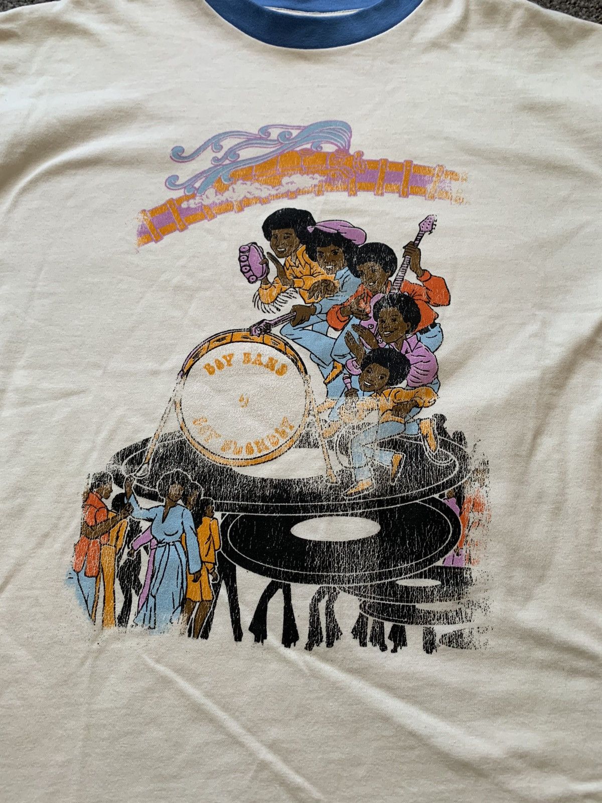 Vintage Boy Blondey Jackson 5 shirt Size US M / EU 48-50 / 2 - 2 Thumbnail