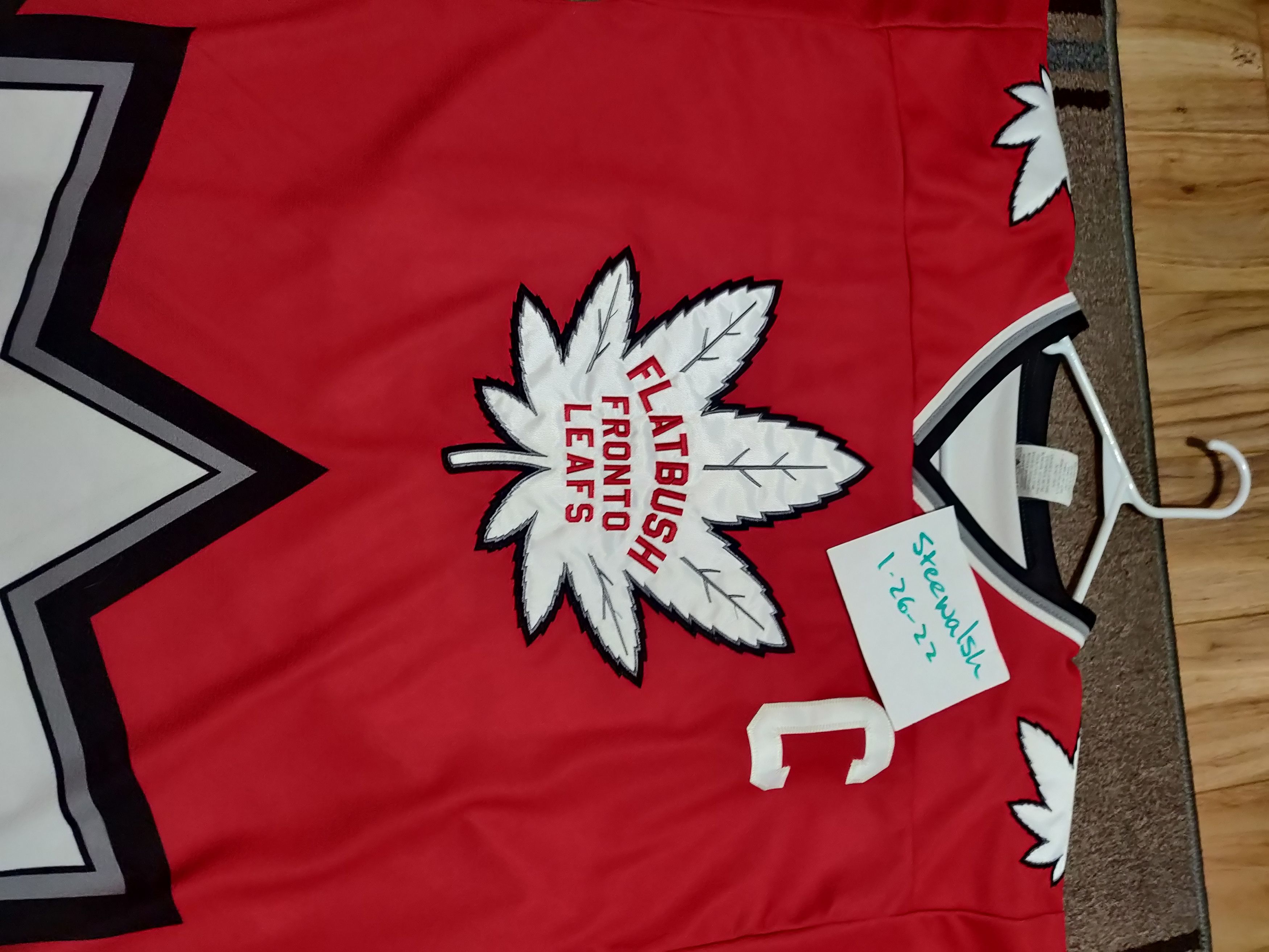 Flatbush Zombies 'FRONTO LEAFS' HOCKEY JERSEY Grailed