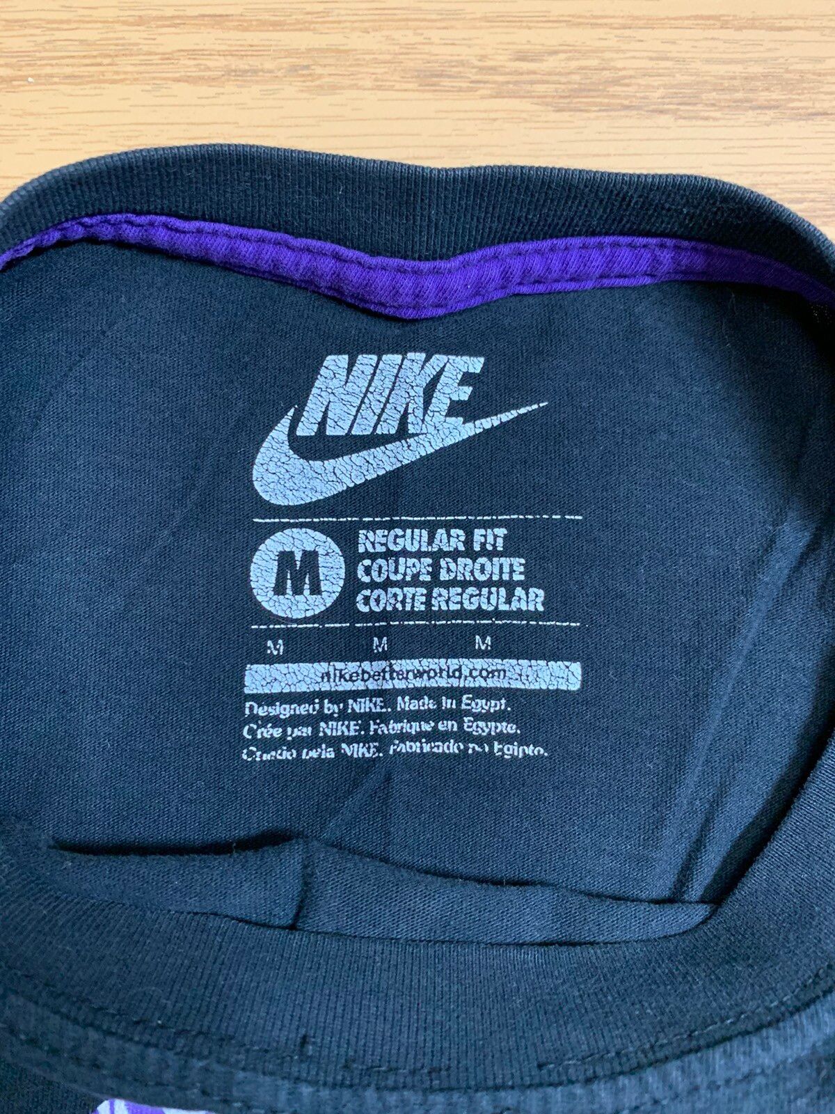 Nike Nike Kobe Ace of Spade Black/Purple Tee Regular Fit Shirt Size US M / EU 48-50 / 2 - 3 Preview