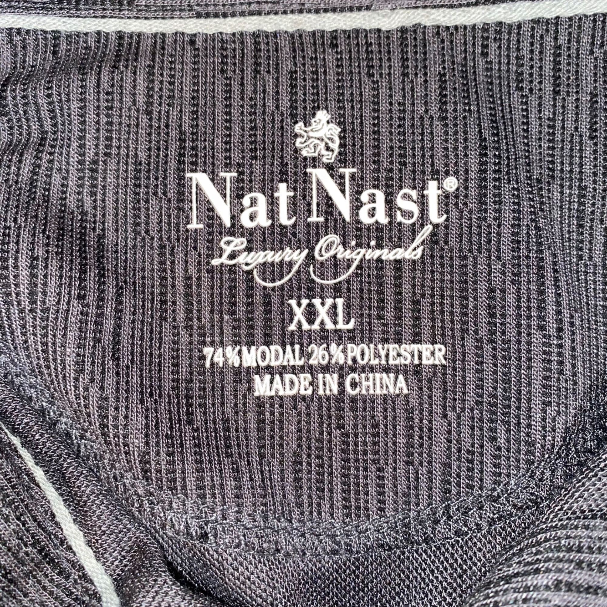 Nat Nast Nat Nast luxury originals XXL Gray polo shirt Size US XXL / EU 58 / 5 - 5 Thumbnail