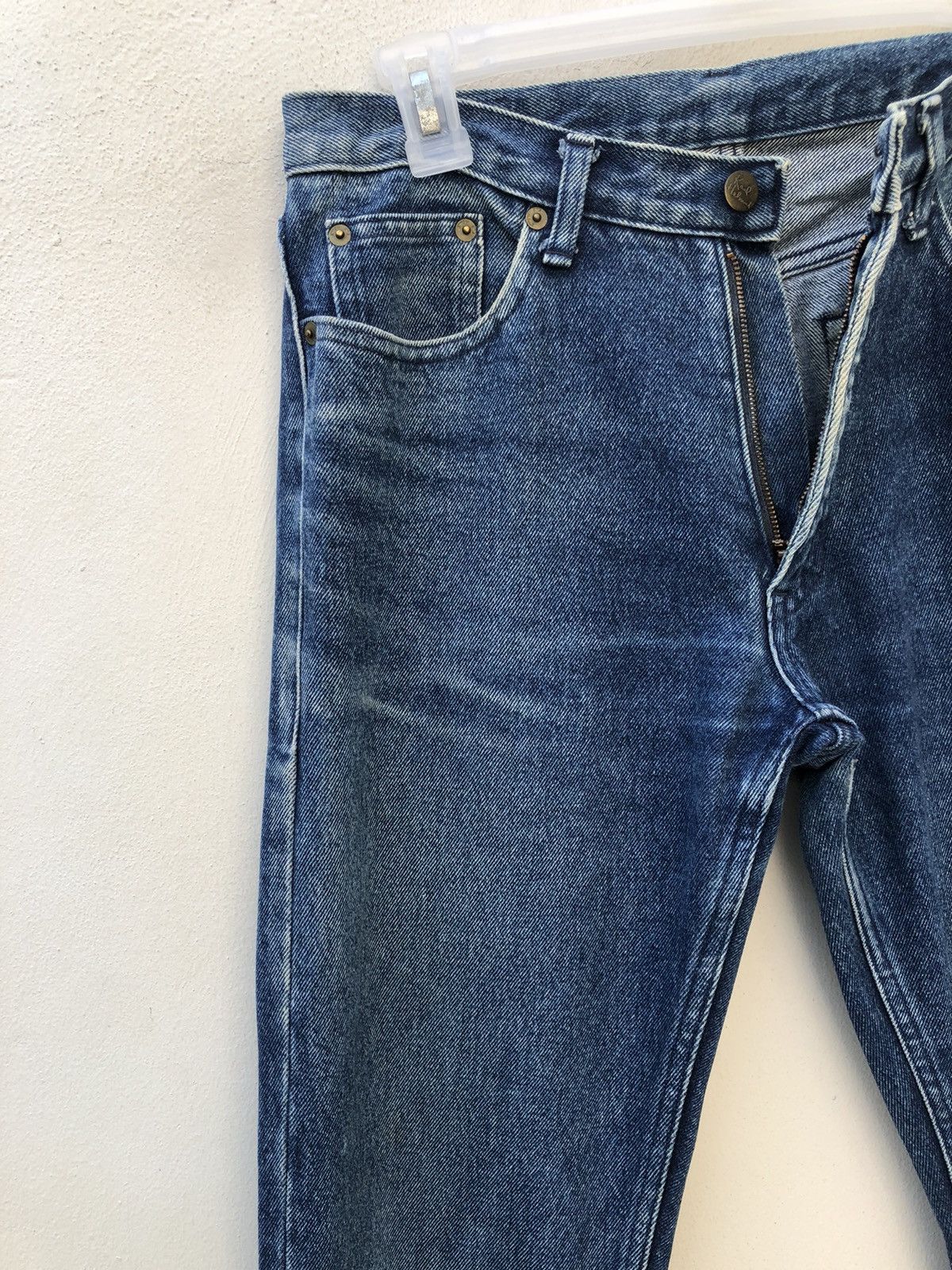 Karl Helmut Vintage 90s Karl Helmut Japan Embroidery Denim Blue Jeans Size US 30 / EU 46 - 8 Thumbnail