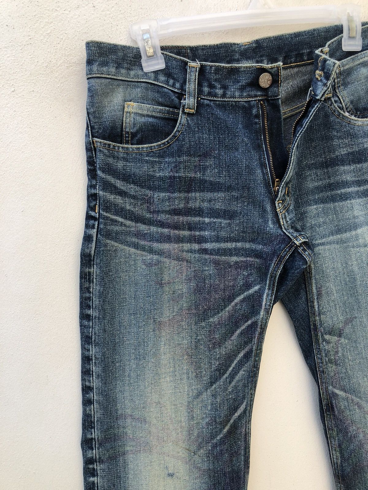Vintage Vintage Ozone Rocks Japan Graffiti Art Denim Jeans Size US 30 / EU 46 - 8 Thumbnail