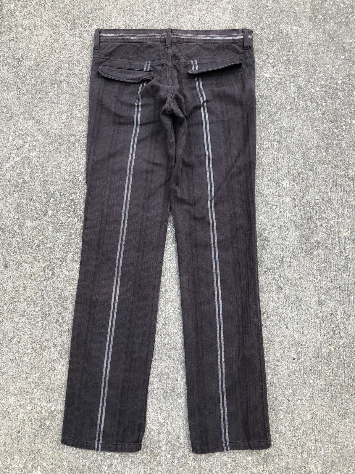 Vintage Vintage Ozone Rocks Japan Silver Lines HBT Six Pocket Pant Size US 30 / EU 46 - 2 Thumbnail