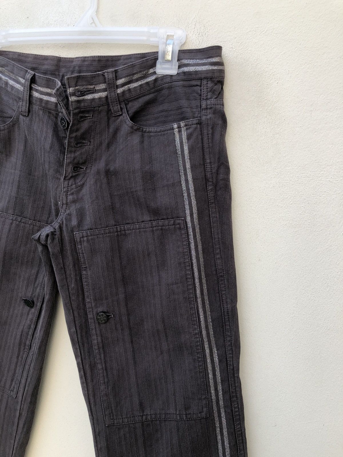 Vintage Vintage Ozone Rocks Japan Silver Lines HBT Six Pocket Pant Size US 30 / EU 46 - 10 Thumbnail