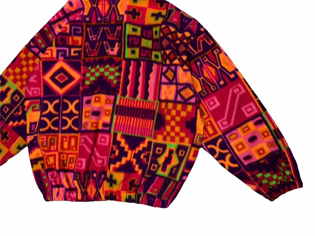 Japanese Brand × Vintage Patchwork 90's Style Action Field Hooded Fleece Size US L / EU 52-54 / 3 - 5 Thumbnail