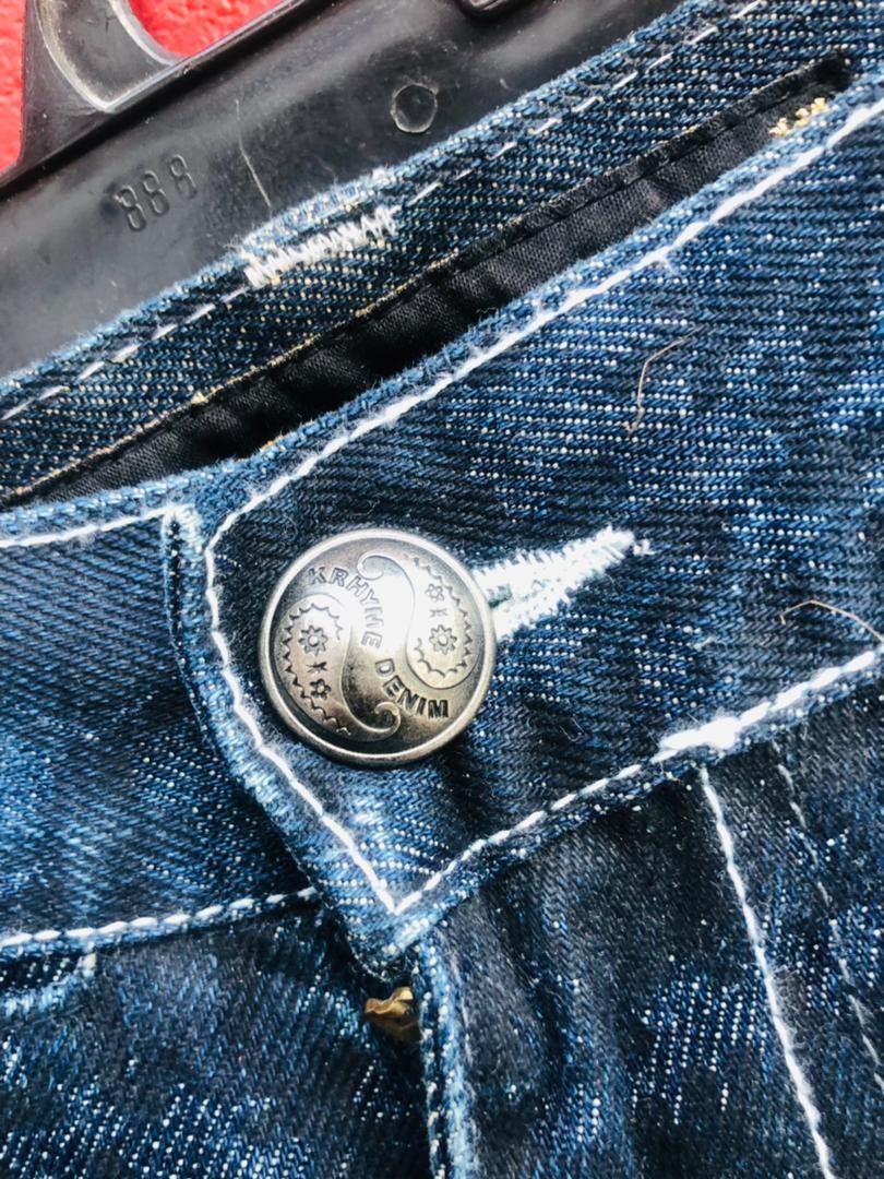 Japanese Brand × Vintage Vintage Krhyme Denim Japanese Designer Fashion Style Size US 35 - 6 Thumbnail