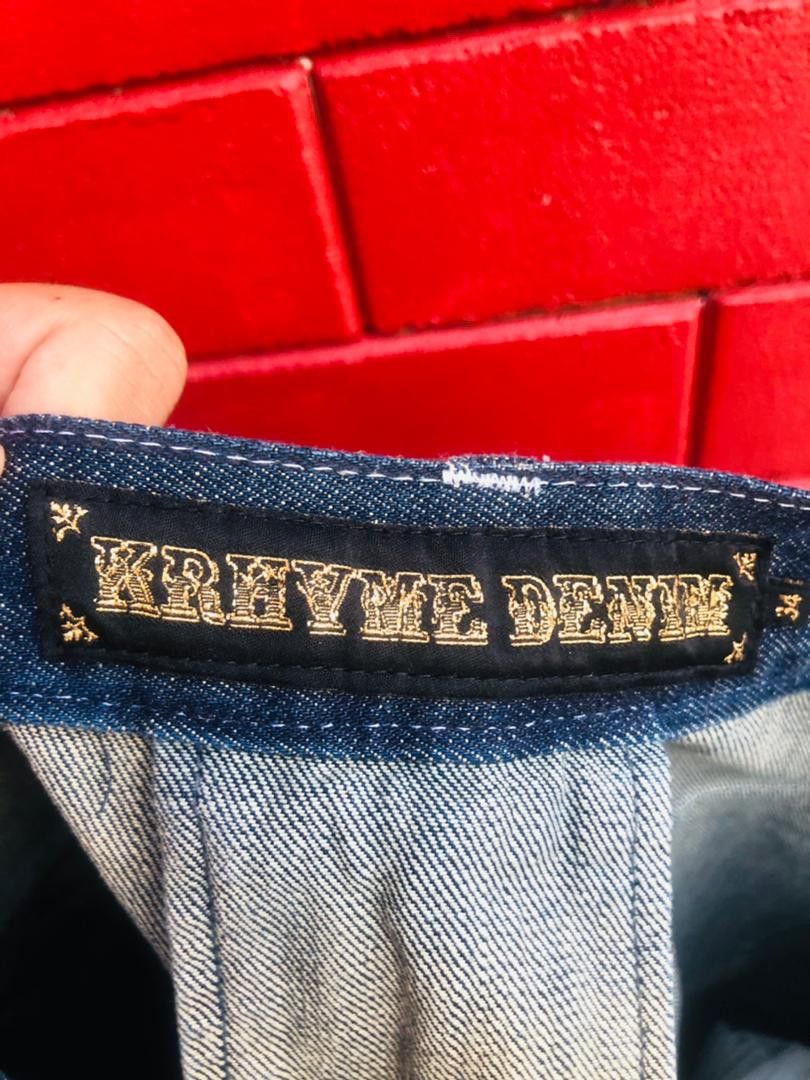 Japanese Brand × Vintage Vintage Krhyme Denim Japanese Designer Fashion Style Size US 35 - 13 Thumbnail