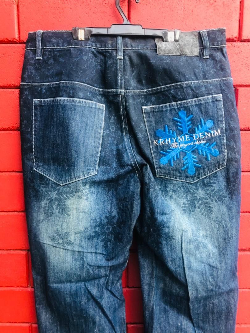 Japanese Brand × Vintage Vintage Krhyme Denim Japanese Designer Fashion Style Size US 35 - 10 Thumbnail