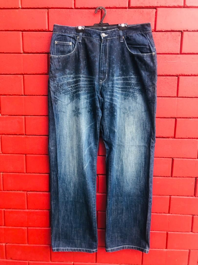 Japanese Brand × Vintage Vintage Krhyme Denim Japanese Designer Fashion Style Size US 35 - 1 Thumbnail