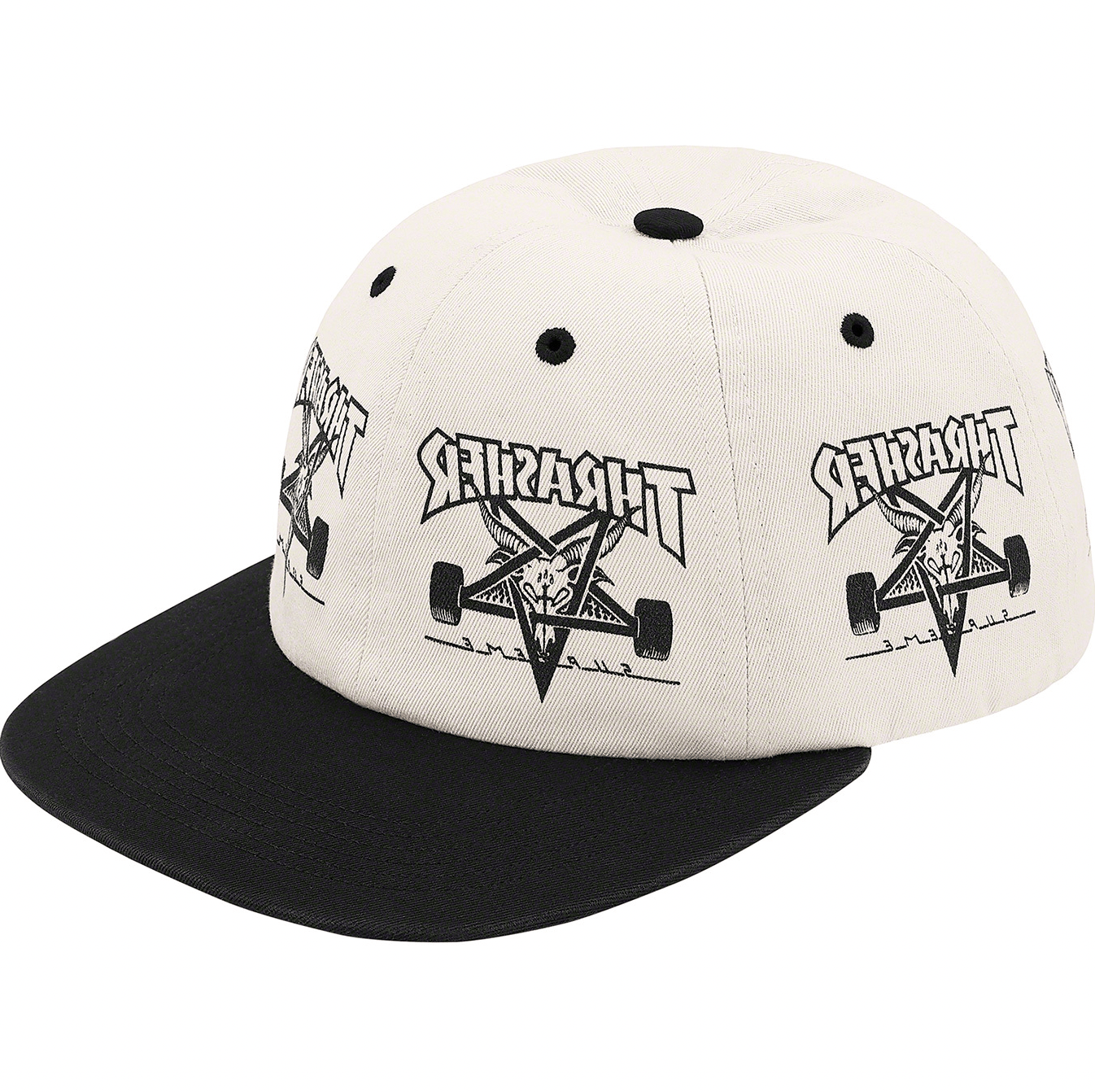 Supreme × Thrasher NWT Supreme (L) Thrasher 6-Panel - White Size ONE SIZE - 1 Thumbnail