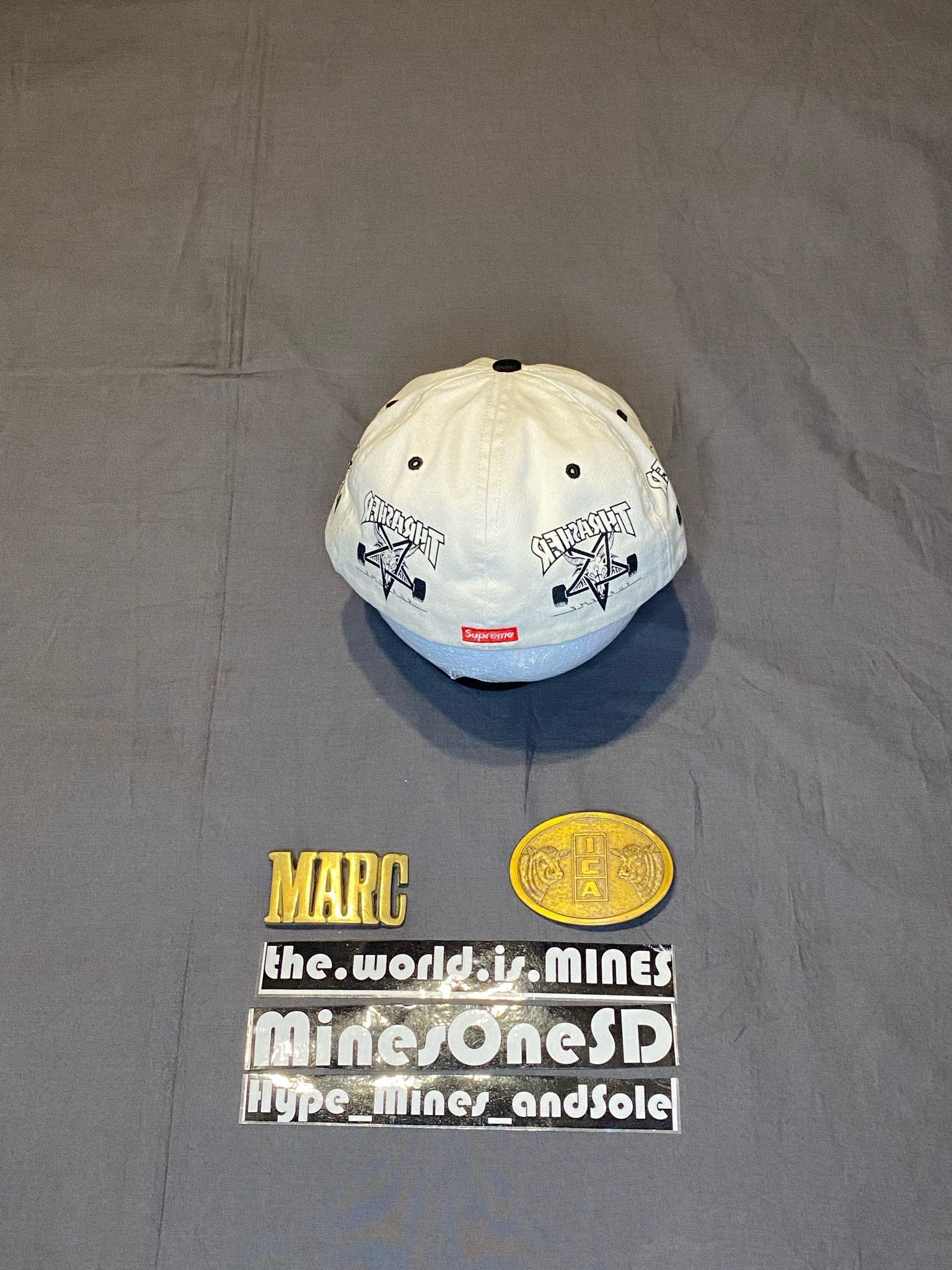 Supreme × Thrasher NWT Supreme (L) Thrasher 6-Panel - White Size ONE SIZE - 3 Thumbnail