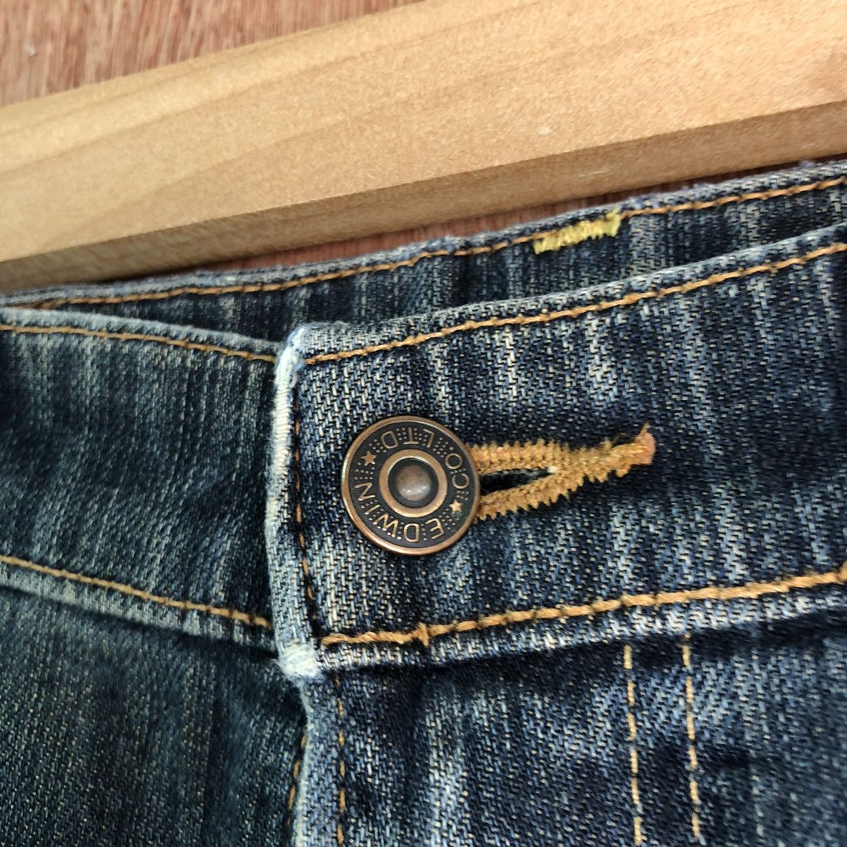 Edwin DLL Edwin Vintage Blue Denim Jeans Pants #c205 Size US 32 / EU 48 - 4 Thumbnail