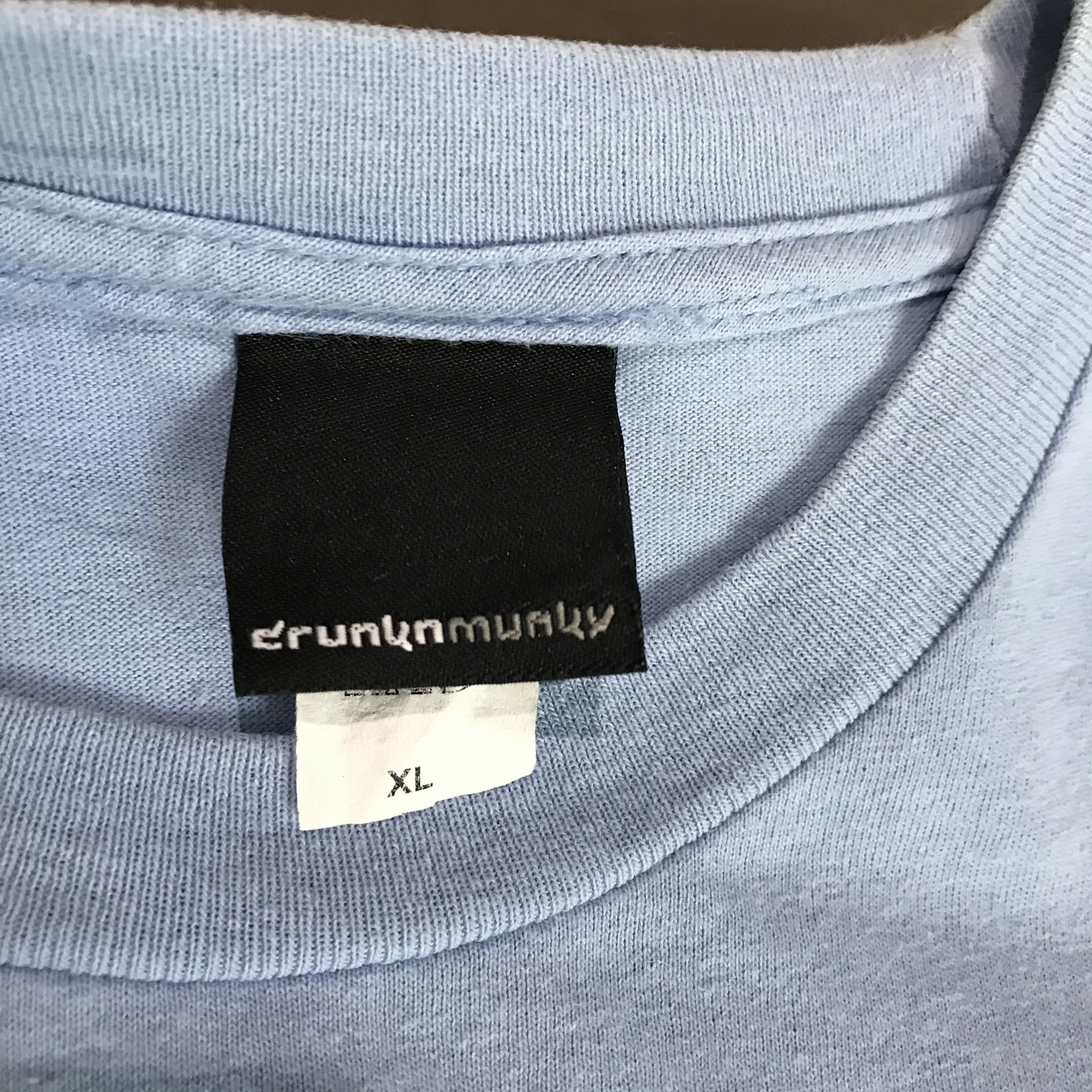 DrunknMunky Vintage Y2K Drunkn Munky graphic streetwear skate Tee Size US XL / EU 56 / 4 - 4 Thumbnail