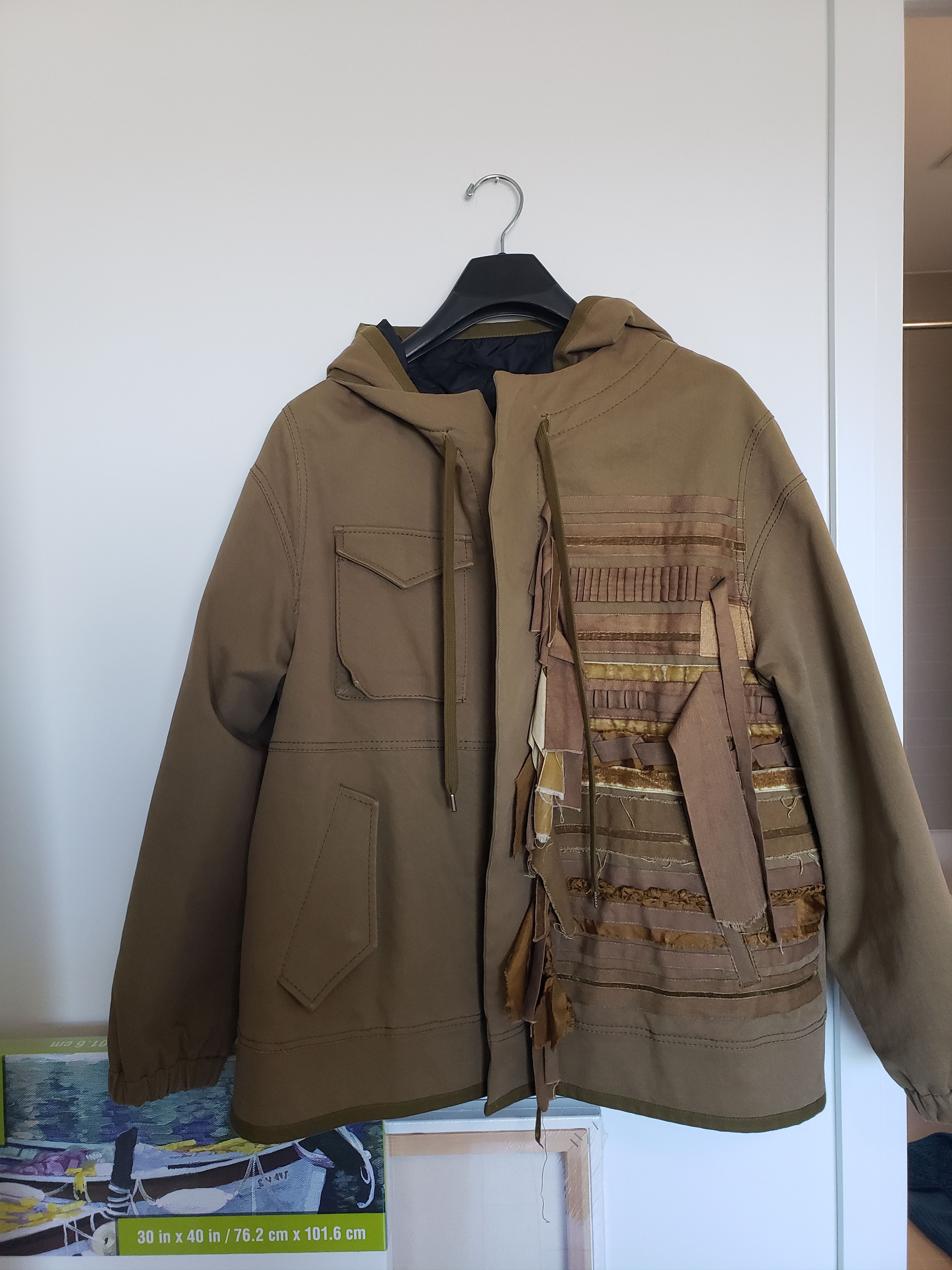 Oversized military inspired jacket