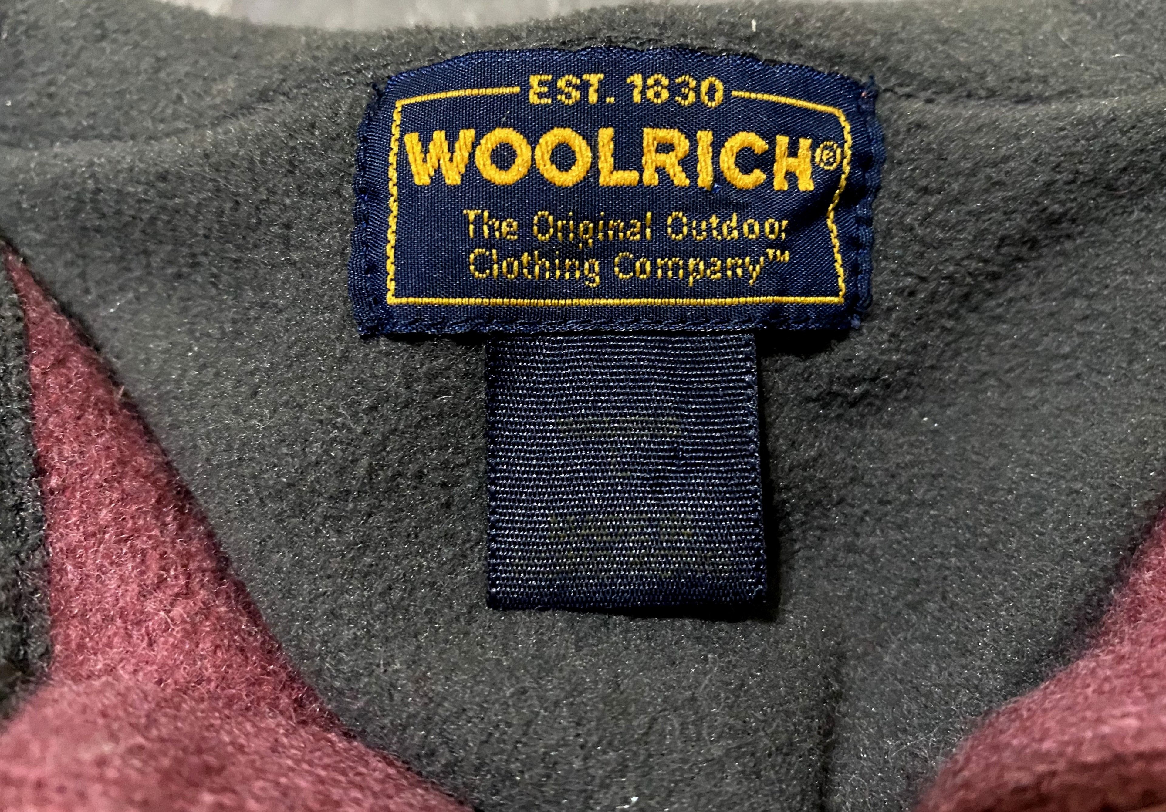 Woolrich Woolen Mills Women's Woolrich Vintage Patterned Zip Wool Fleece Sweater Size US M / EU 48-50 / 2 - 8 Thumbnail
