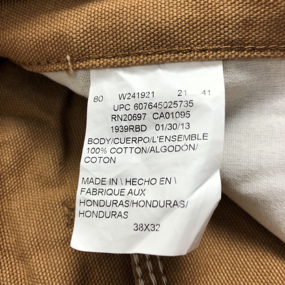 Dickies Vintage Dickies Heavyweight Work Pants Brown Size US 38 / EU 54 - 9 Thumbnail