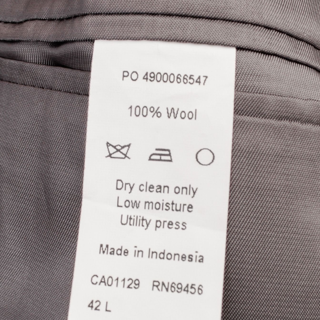Calvin Klein CALVIN KLEIN UK 42 US Blazer EU 52 Suit Jacket Coat Wool Size 42R - 3 Thumbnail