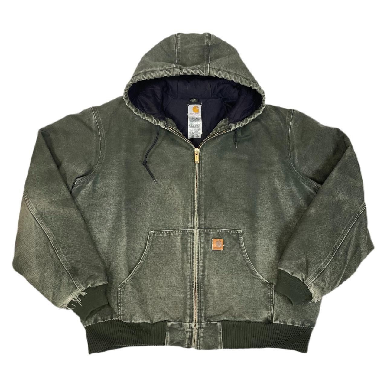 Vintage Vintage Carhartt J130 moss green work wear jacket | Grailed