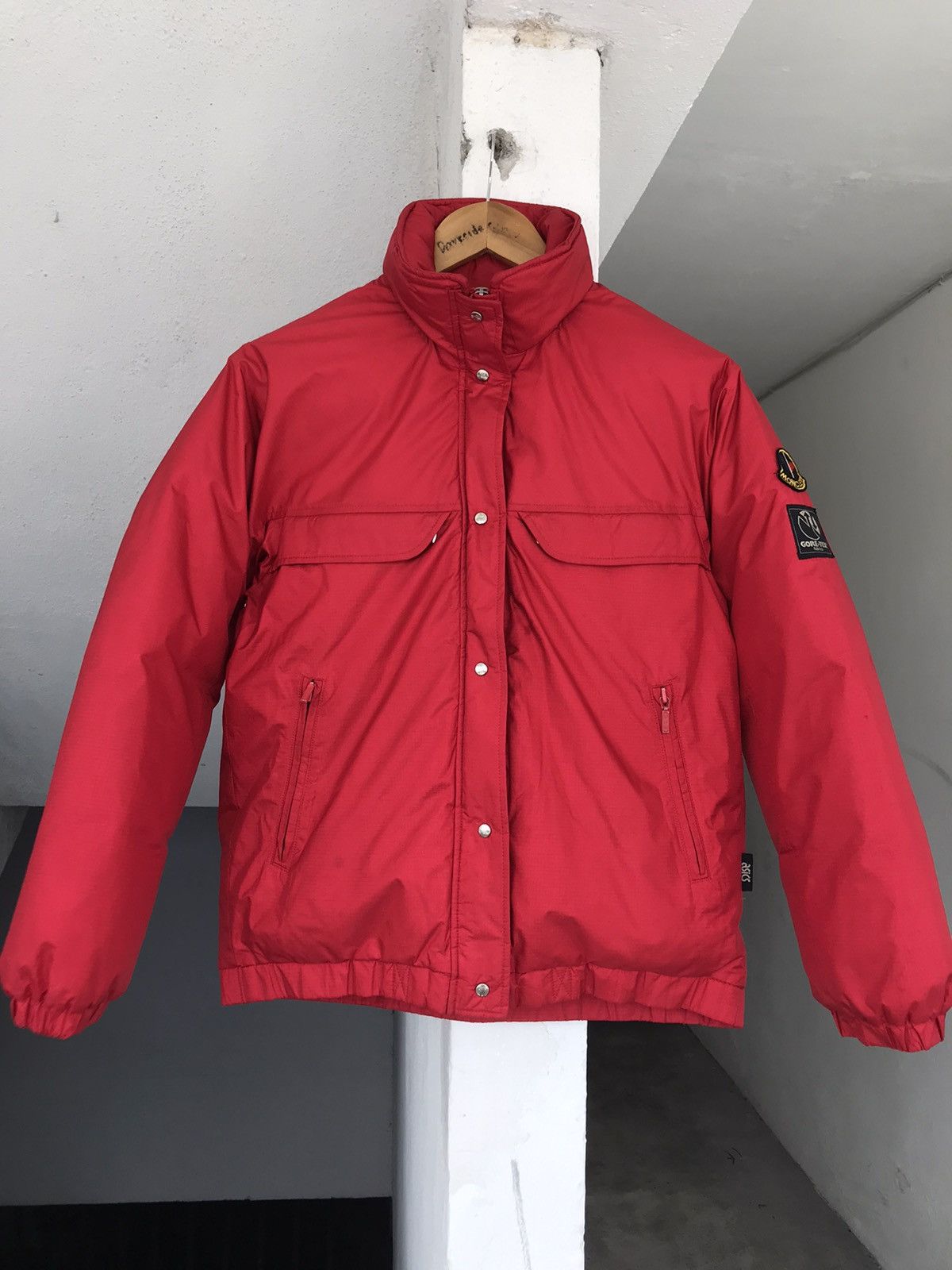 Asics × Moncler × Vintage 90s Moncler X Asics Purffer Jacket Size US M / EU 48-50 / 2 - 2 Thumbnail