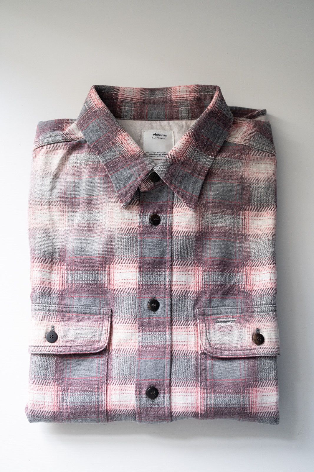 Visvim LUMBER KHADI CHECK L/S DMGD | Grailed