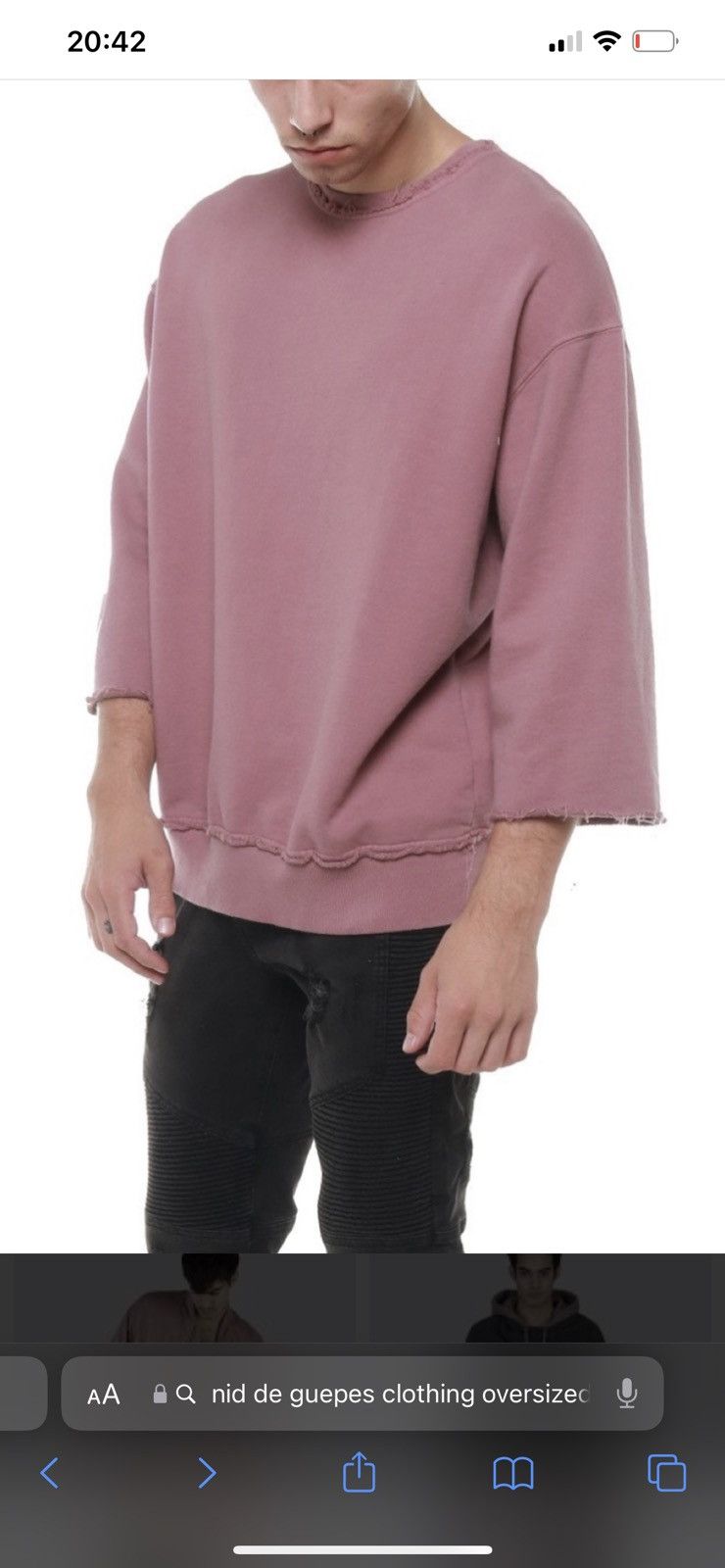 Nid De Guepes Frayed Sweatshirt Size US L / EU 52-54 / 3 - 1 Thumbnail