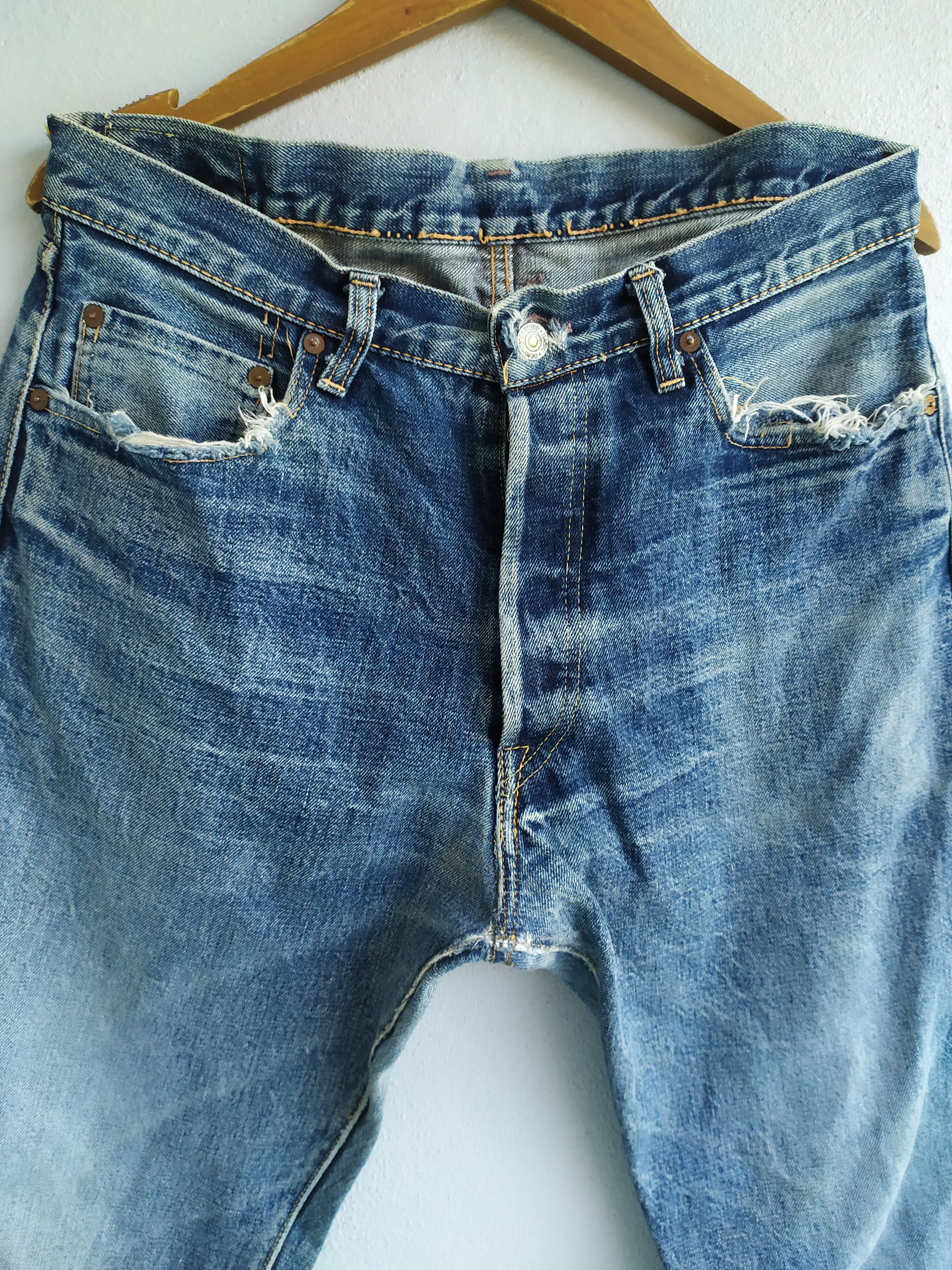 Vintage Vintage Denime Selvage Denim jeans Size US 31 - 13 Thumbnail