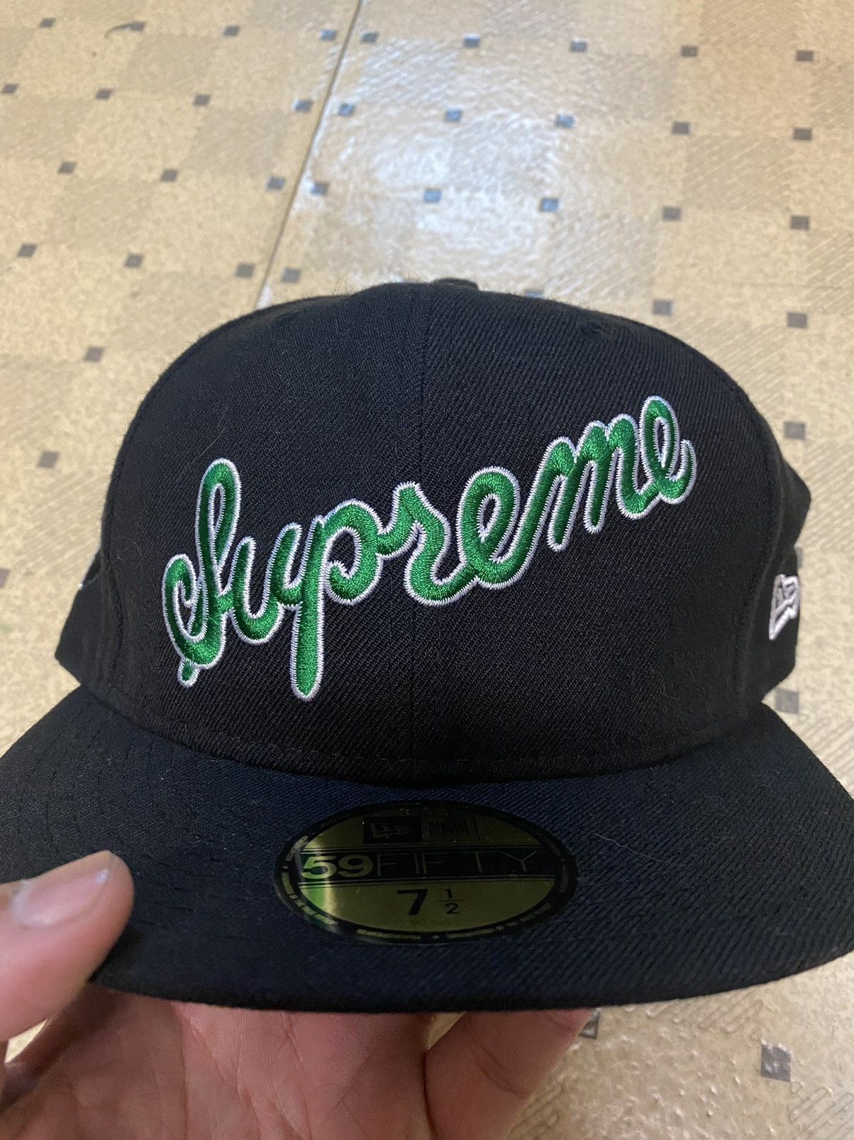 Supreme New Era Script | Grailed