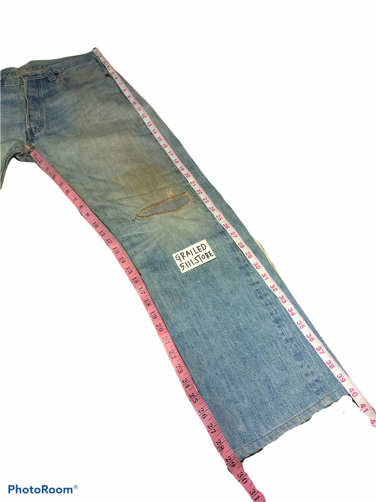 Levi's VTGE LEVIS 501 BIG E SELVEDGE DENIM Size US 31 - 12 Thumbnail