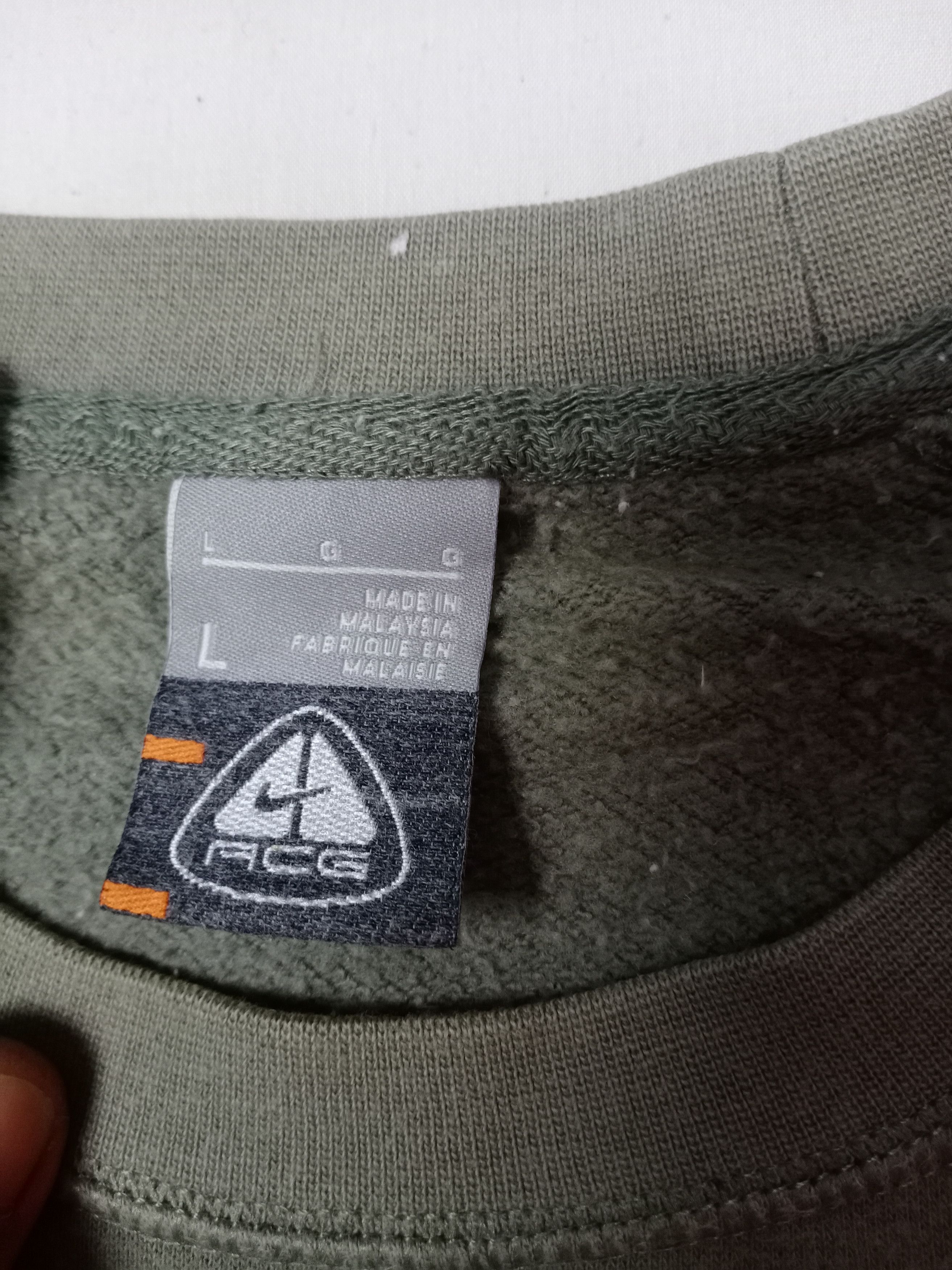 Nike × Nike ACG × Vintage Vintage Nike ACG big Logo Spell Out Sweatshirt Size US L / EU 52-54 / 3 - 6 Thumbnail