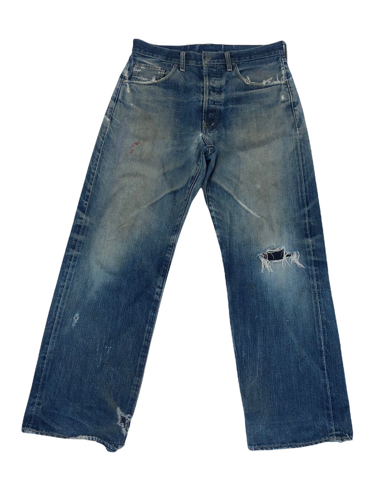 🔥Vintage Levis 502xx Selvage Big E Distressed 🔥