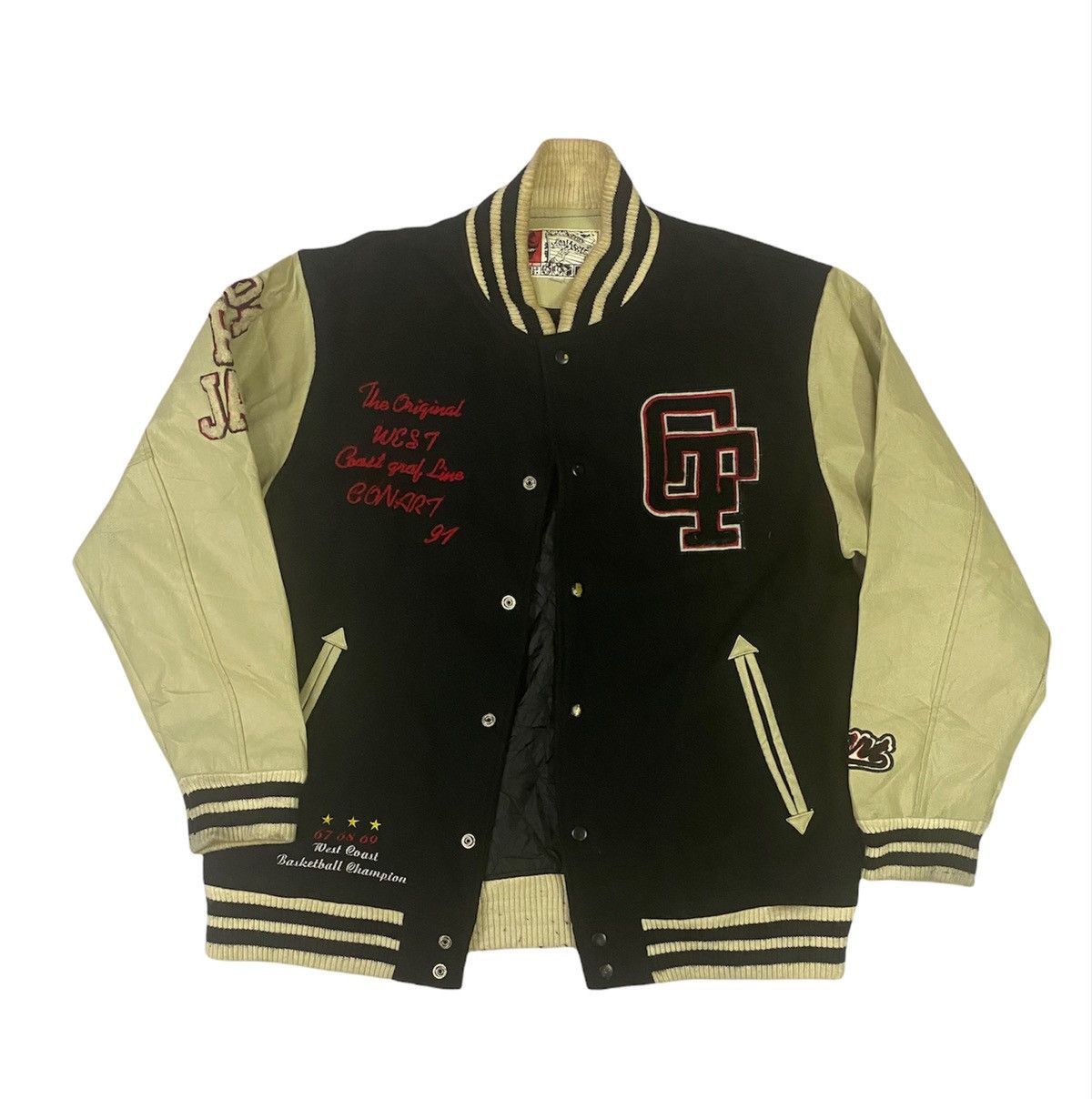 Other Vintage Conart Rap Crew Varsity Jacket Size US L / EU 52-54 / 3 - 4 Thumbnail