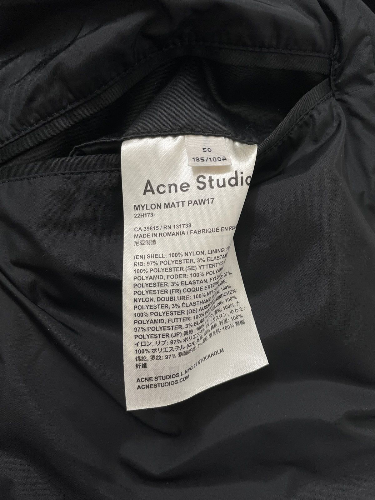Acne Studios Acne Studios “Selo” Bomber Jacket FW14 Size US M / EU 48-50 / 2 - 5 Thumbnail