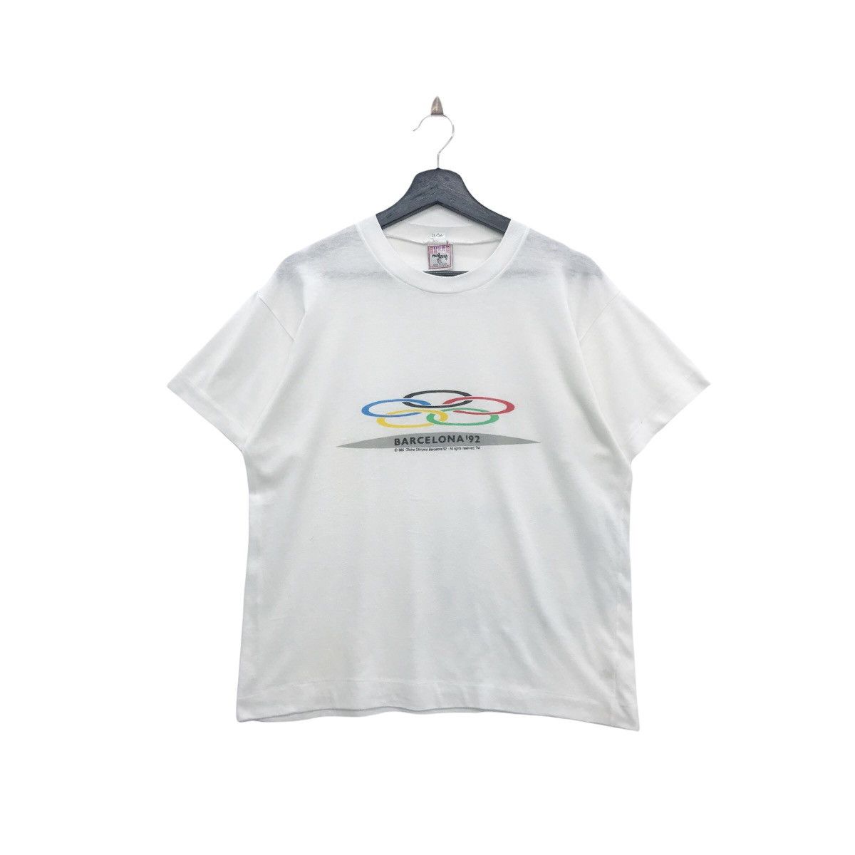 USA Olympics Vintage Olympic Barcelona 92 Emblem Logo Tshirt Size US M / EU 48-50 / 2 - 1 Thumbnail