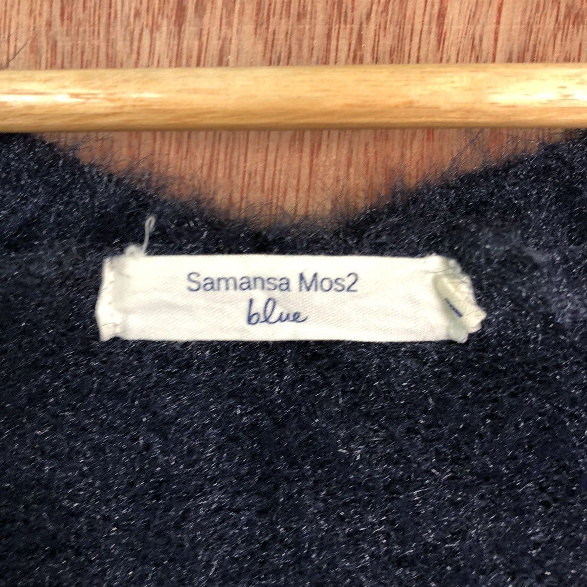 Homespun Knitwear DLL Samansa Mos Navajo shaggy Mohair Knitwear #c398 Size M / US 6-8 / IT 42-44 - 9 Thumbnail