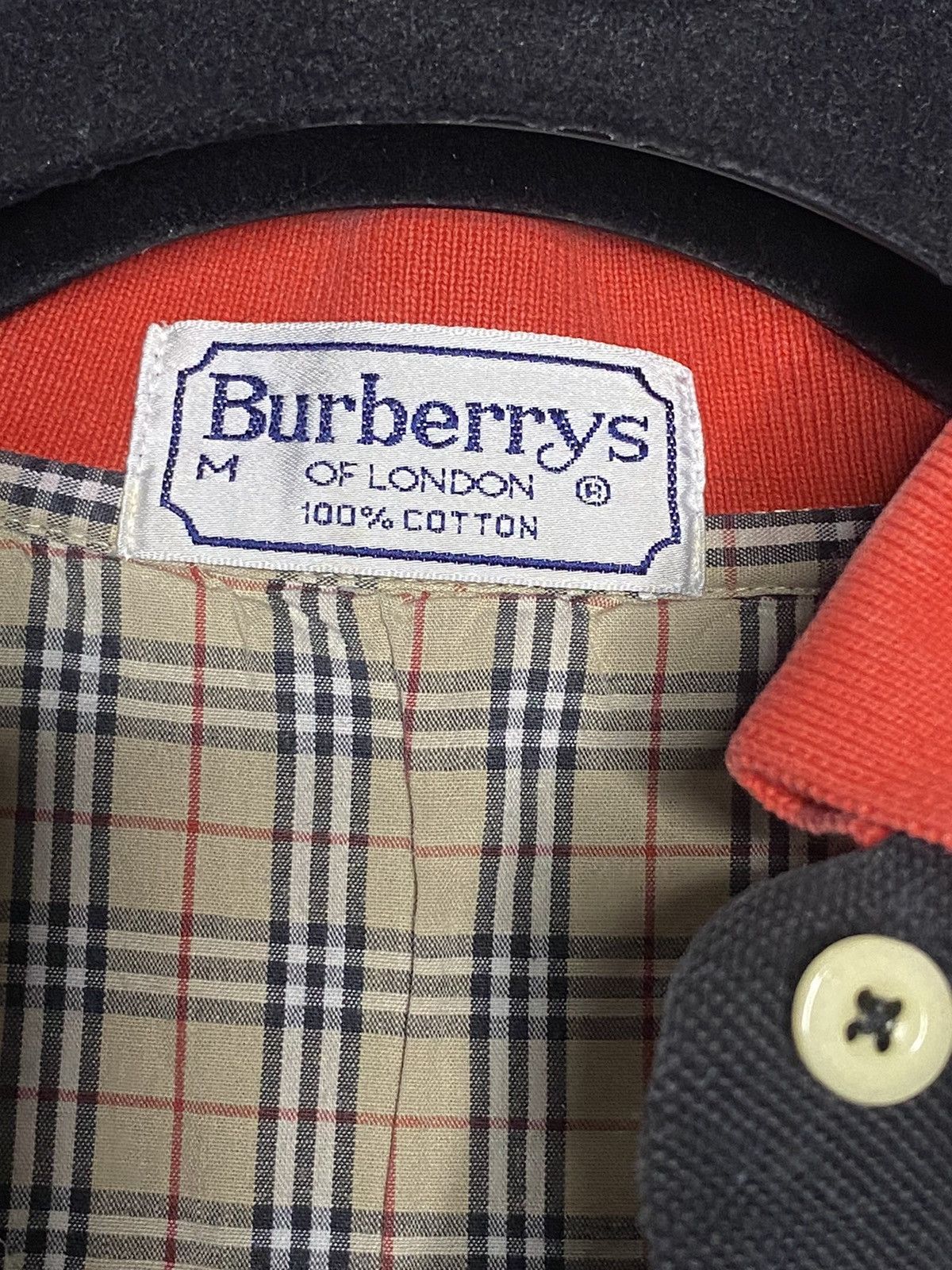 Burberry × Vintage Burberry’s vintage long sleeve polo shirt nova check Size US M / EU 48-50 / 2 - 2 Thumbnail