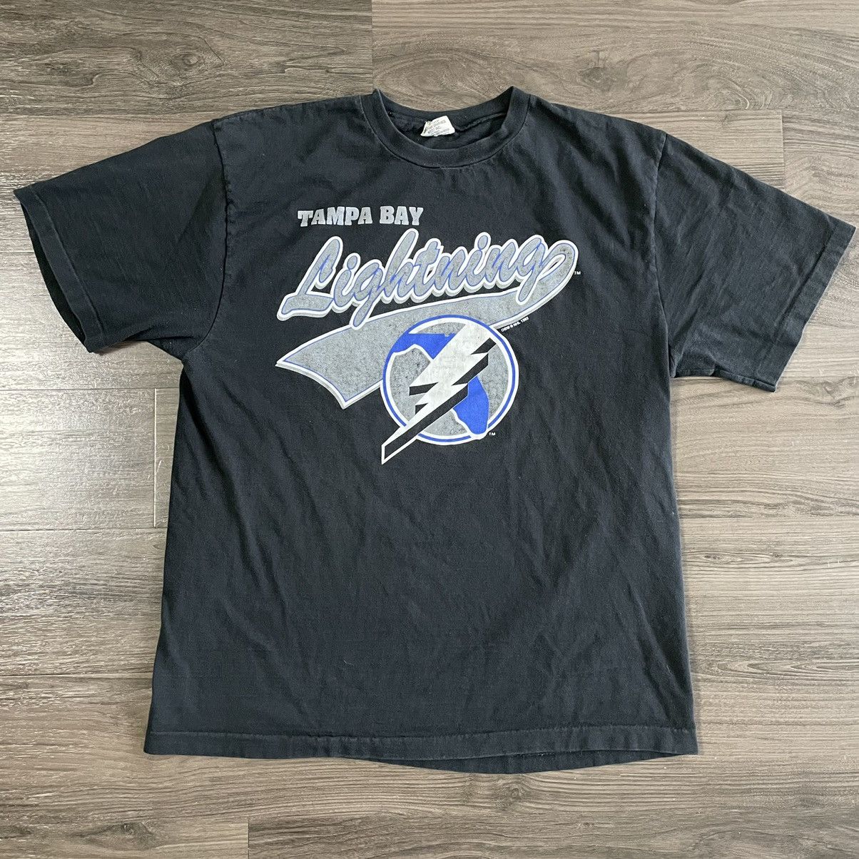 Vintage 1992 Tampa Bay Lightning NHL 90s Logo Expansion Team S1 Grailed