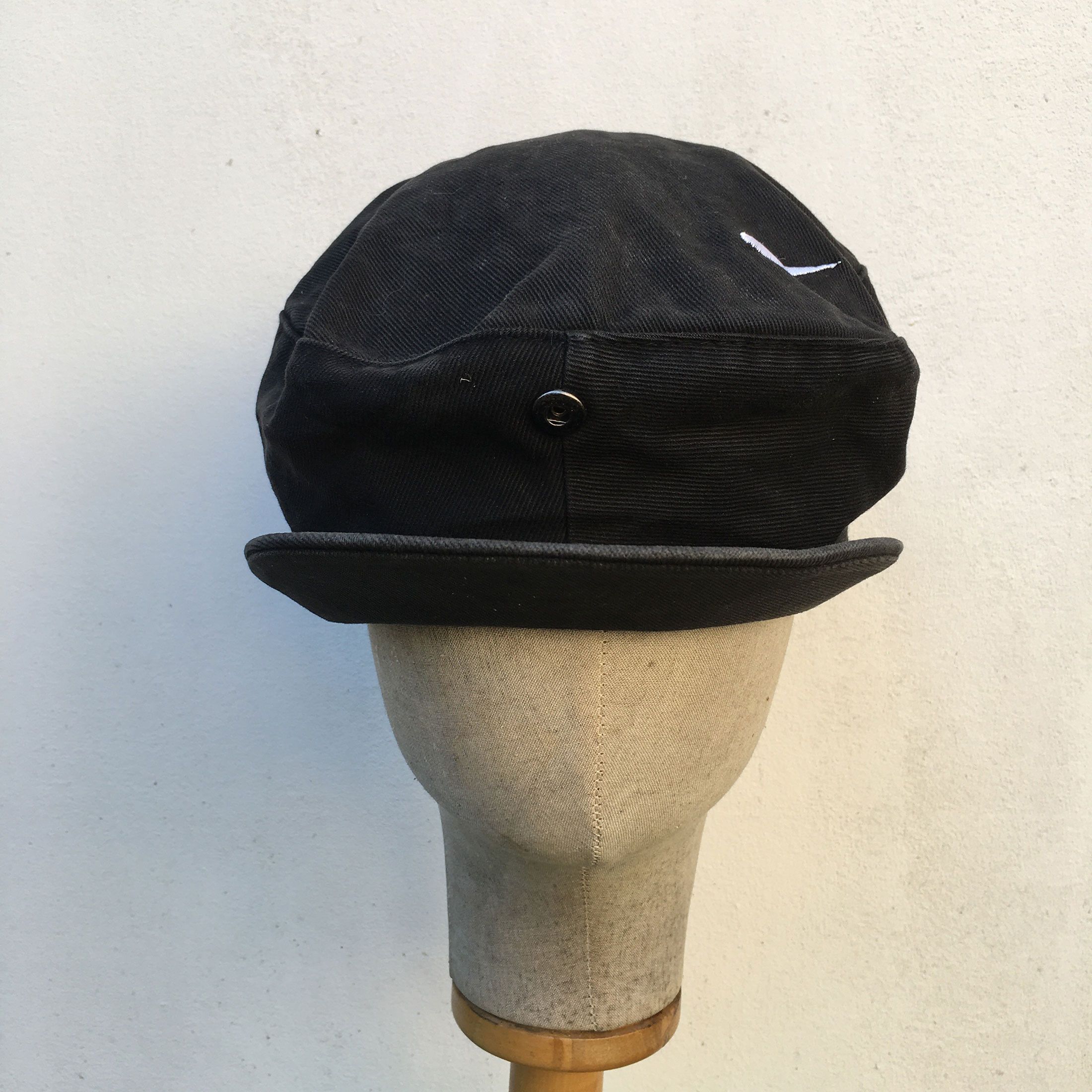 Vintage Nike Flat Cap Rubber Patches Swoosh Headgear