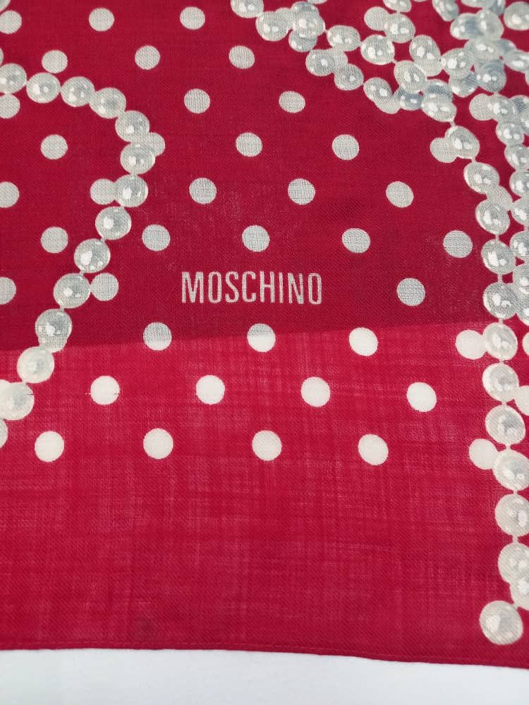 Moschino Moschino Silk Scarf Size ONE SIZE - 9 Thumbnail