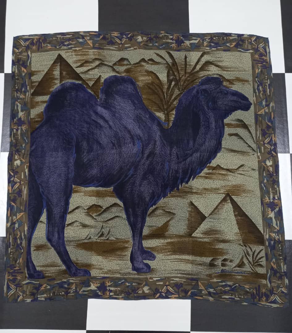 Kansai Yamamoto Kansai Yamamoto Camel Silk Scarf Size ONE SIZE - 2 Thumbnail