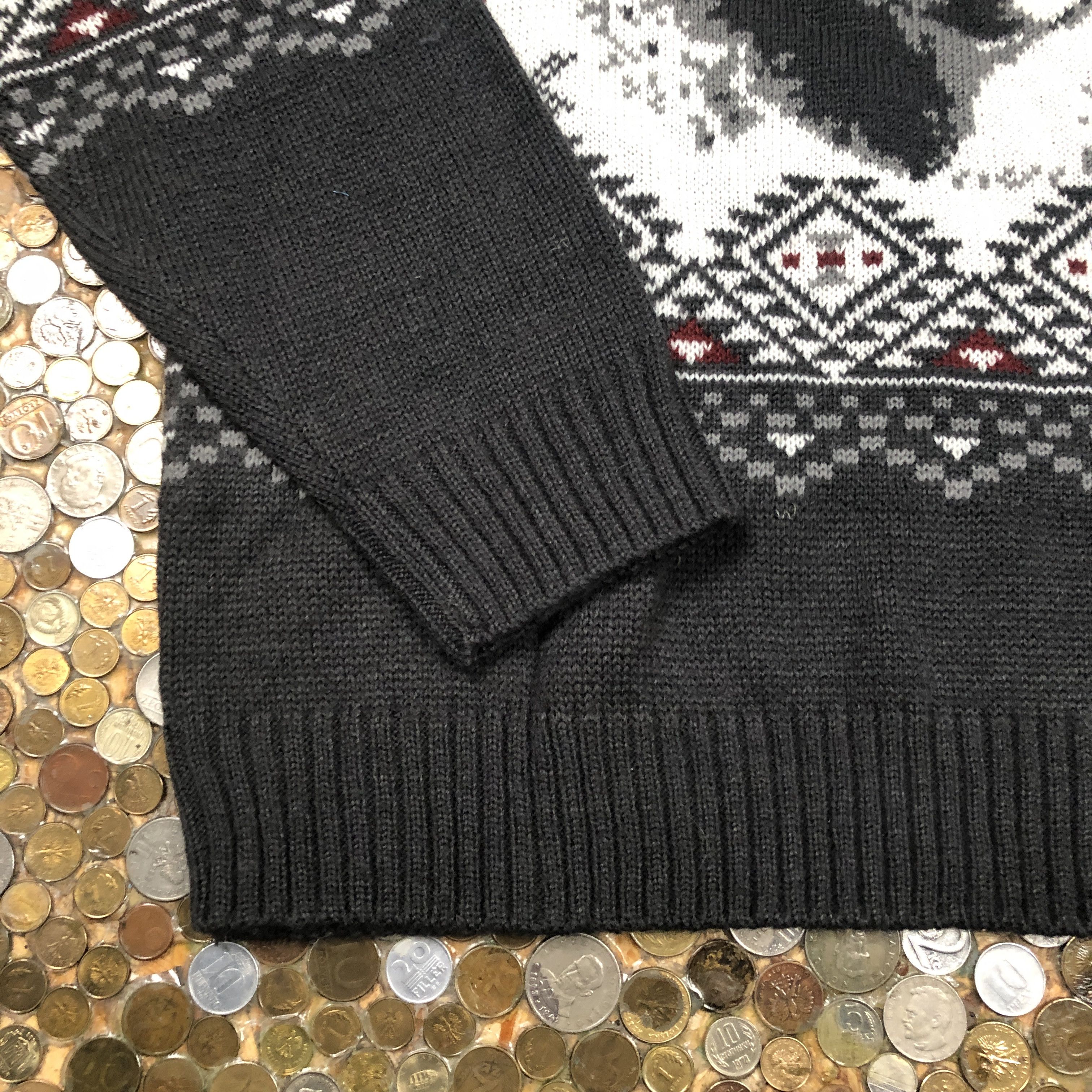 Vintage Vintage Woolf Animal sweater 90's Size US XXL / EU 58 / 5 - 2 Thumbnail