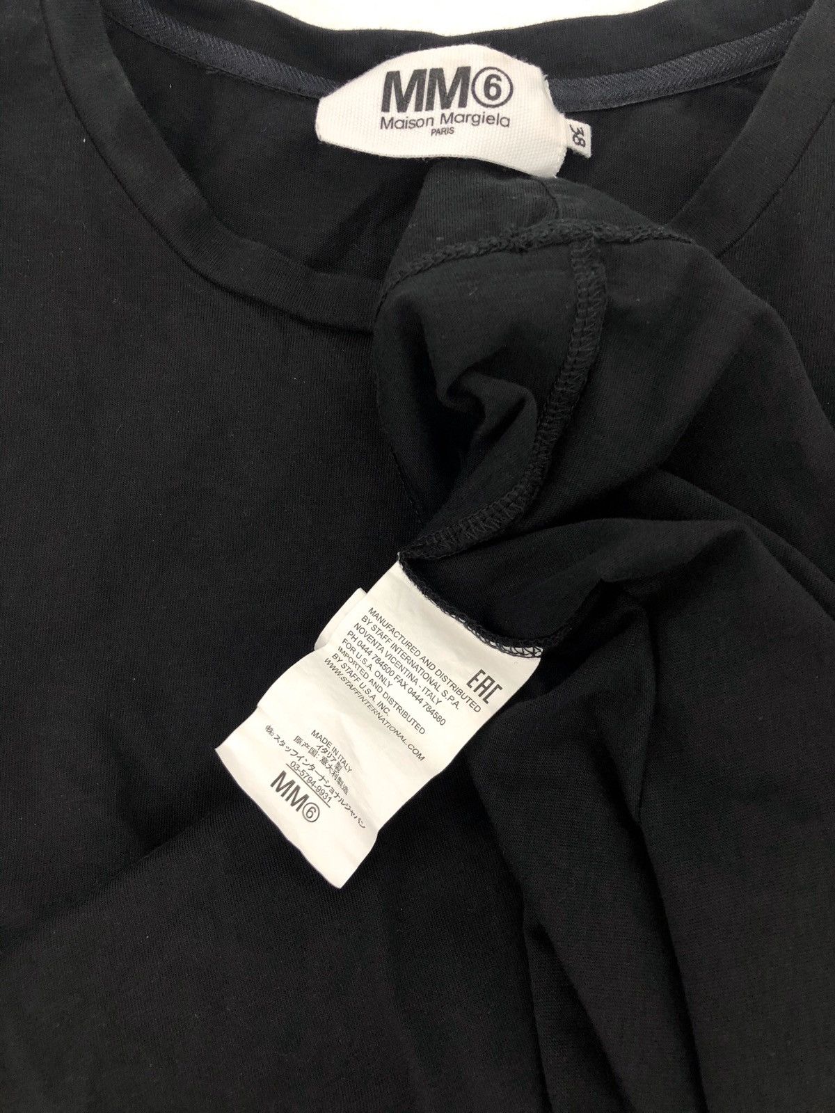 Maison Margiela MM6 Taped Long Tee / Shirt Size US M / EU 48-50 / 2 - 7 Thumbnail