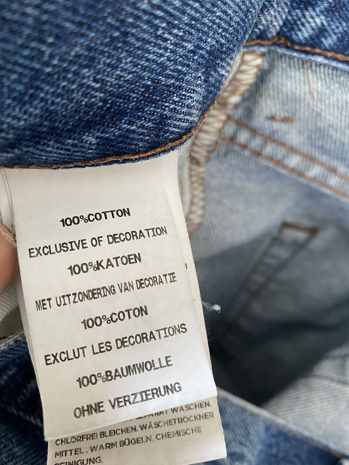 Harley Davidson × Vintage Harley Davidson blue jeans 40x30 Size US 40 / EU 56 - 12 Thumbnail