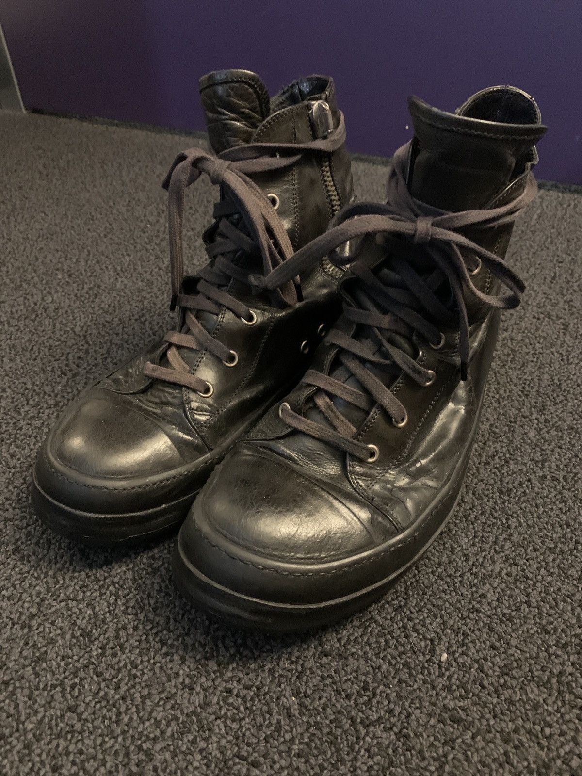 Rick Owens Rick Owens Mainline Ramones All Black | Grailed