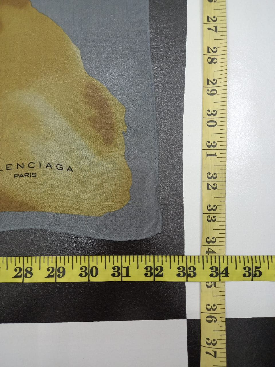 Balenciaga Balenciaga Silk Scarf Size ONE SIZE - 3 Thumbnail