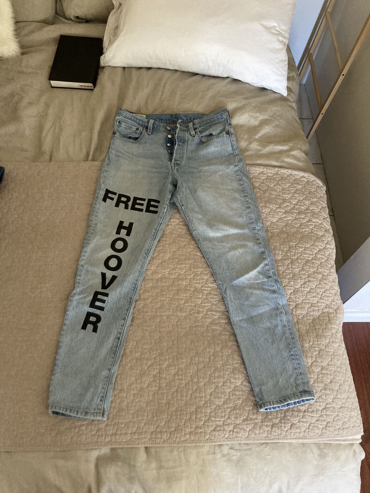 Levi's Made & Crafted Levi’s Signature x Yeezy “FREE HOOVER” Jeans Size US 30 / EU 46 - 1 Thumbnail