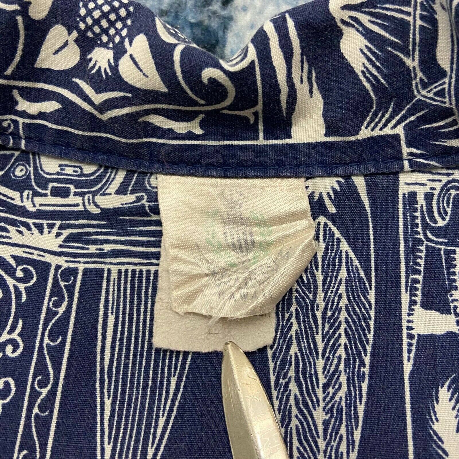 Vintage Vintage Hawaiian Shirt Floral Guitar Surf Button Down 80s Size US L / EU 52-54 / 3 - 2 Thumbnail
