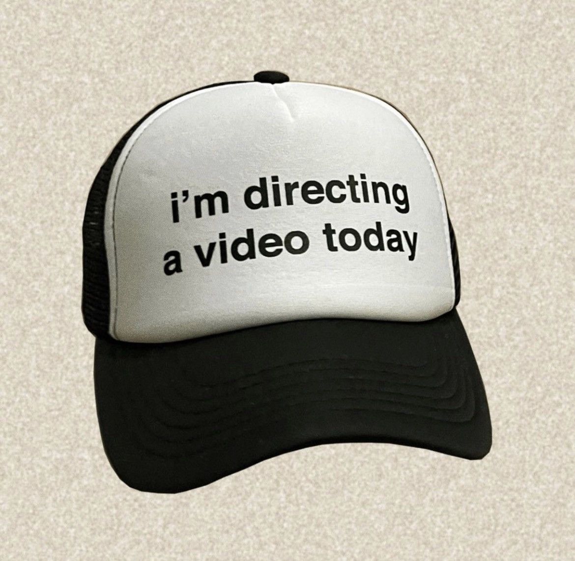 Gorra de camionero con texto en inglés I'm Directing A Video Today – Cole  Bennet Lemonade Mesh Back Graphic Trucker Hat para hombre y mujer