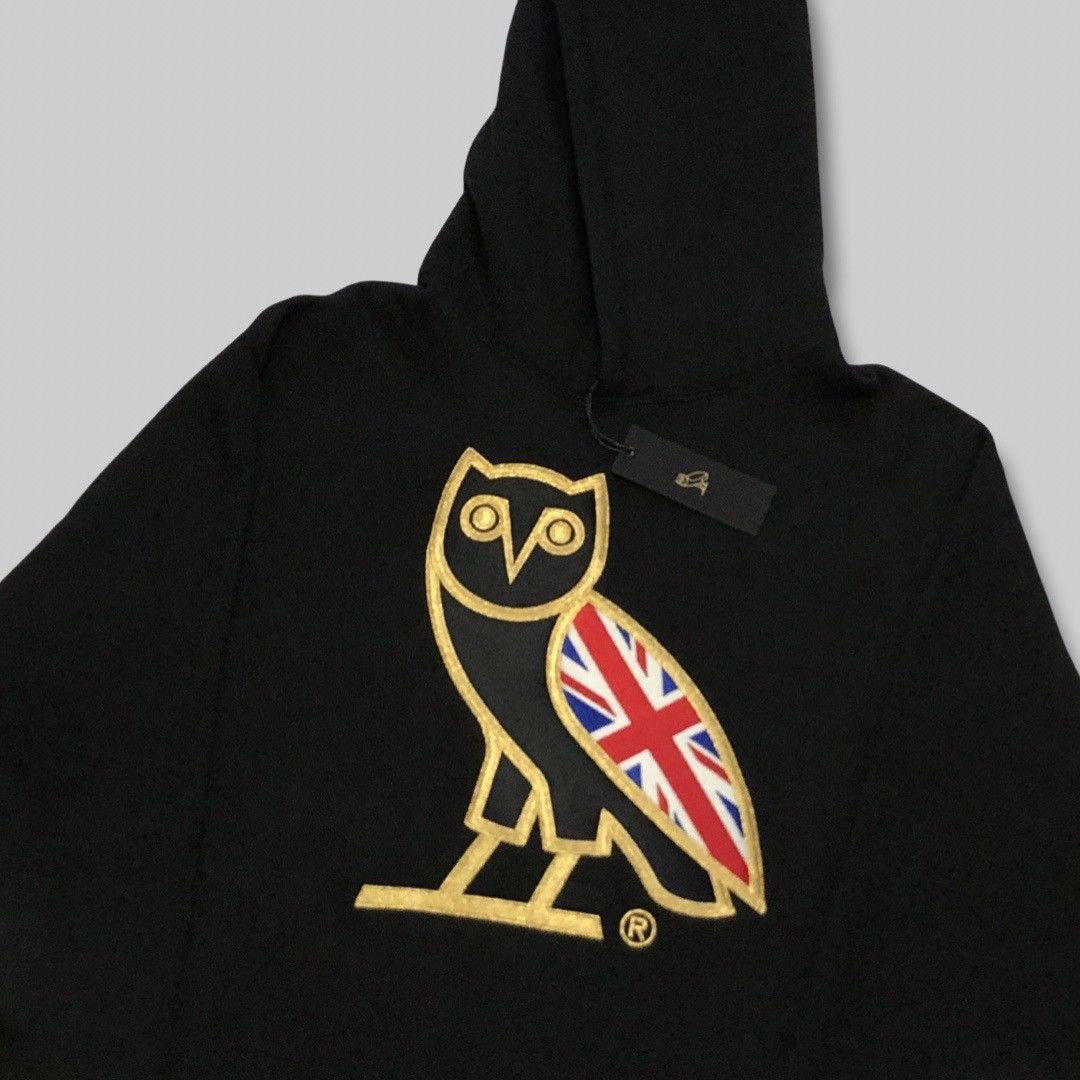 OVO London UK flag owl store hoodie